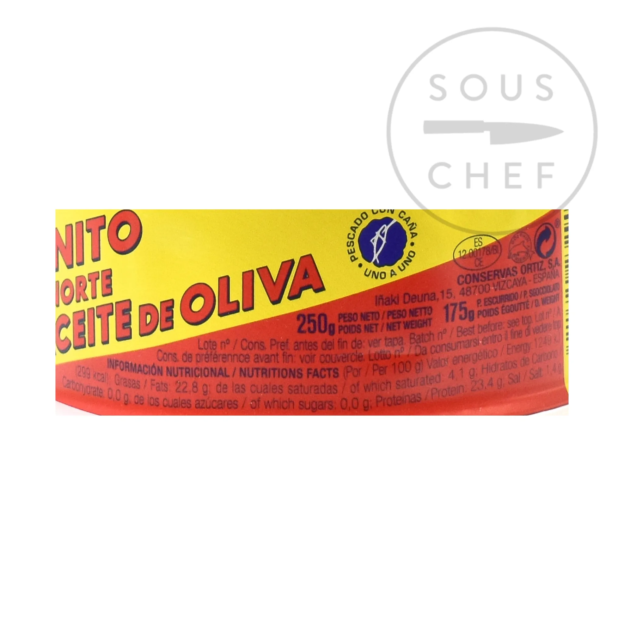 Best Bonito Tuna Fillet In Olive Oil, 250g Spanish Ingredients|Tinned Fish & Seafood