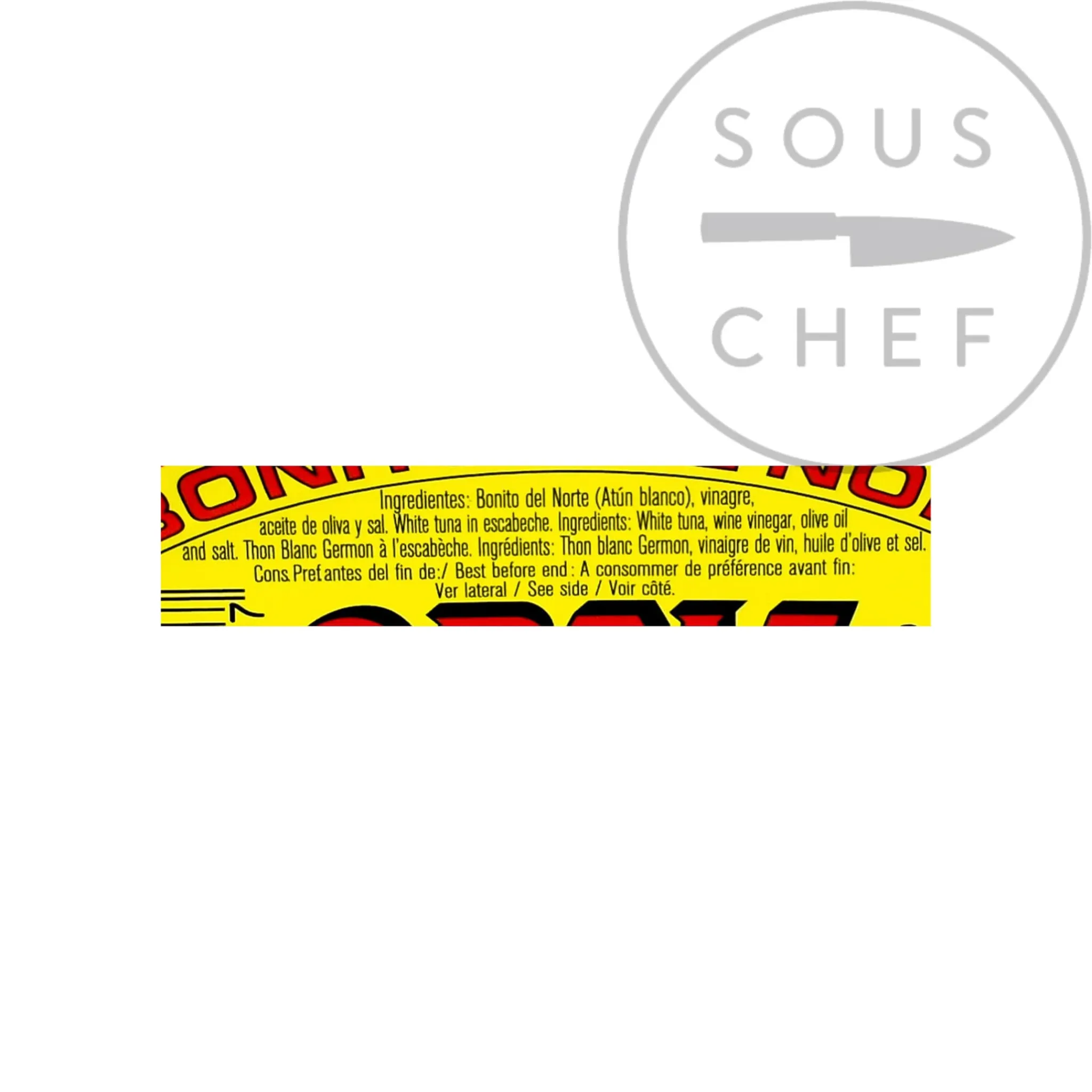 Bonito Tuna in Escabeche Sauce, 112g Ingredients Brands|Spanish Ingredients