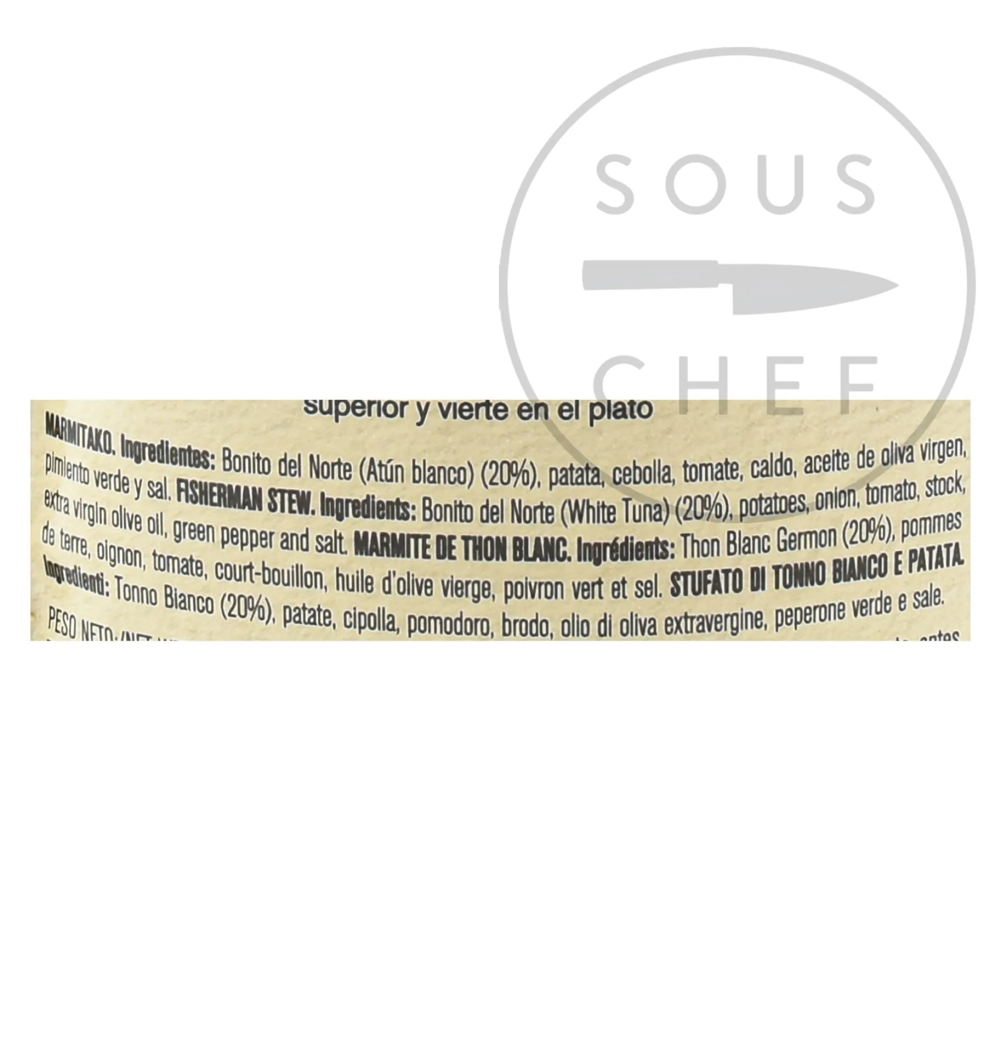 New Marmitako Tuna Fisherman's Stew, 300g pouch Spanish Ingredients|Tinned Fish & Seafood