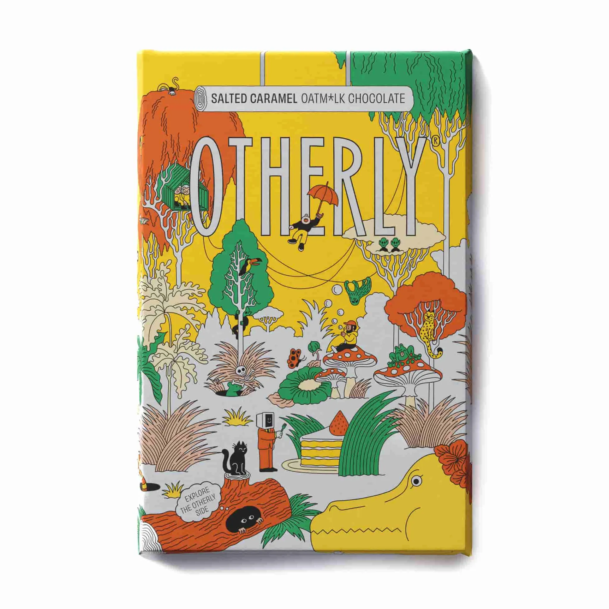 Clearance Salted Caramel Oatm*lk Chocolate Bar, 120g Chocolate & Sweets|Ingredients Brands