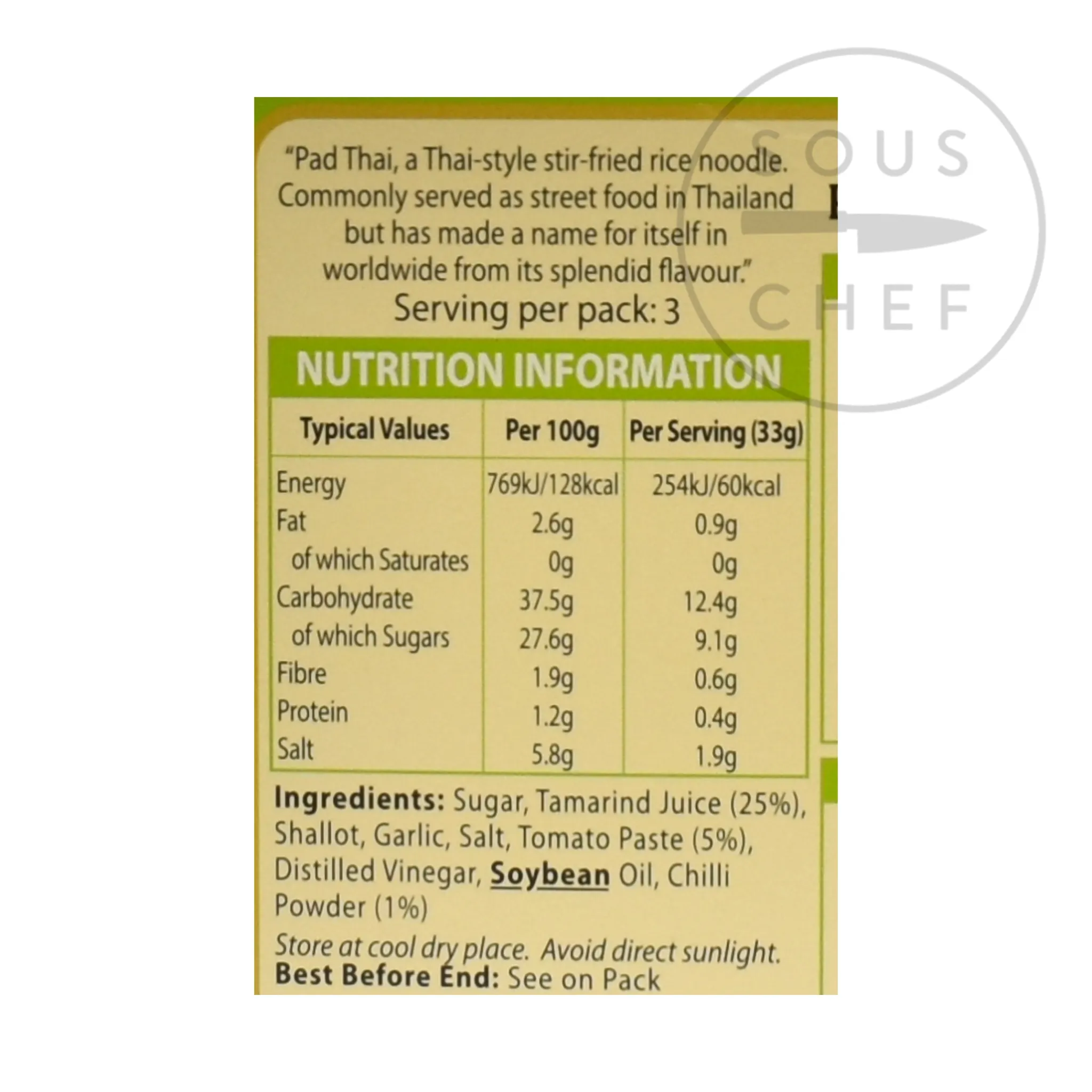 Pad Thai Stir Fry Sauce, 100g Ingredients Brands|Southeast Asian Ingredients