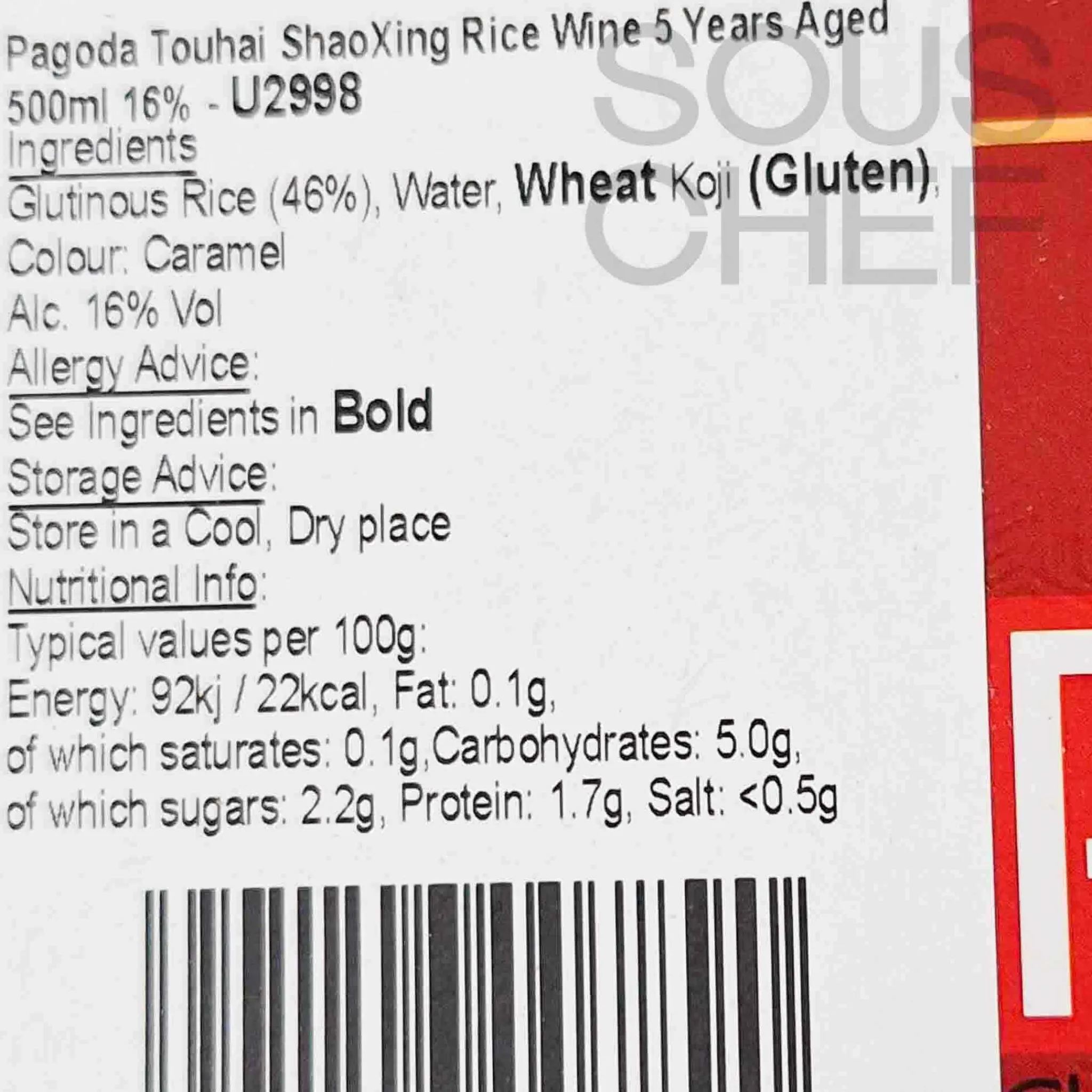 Outlet Touhai ShaoXing Rice Wine 5 Years Aged, 500ml Ingredients Brands|Japanese Ingredients