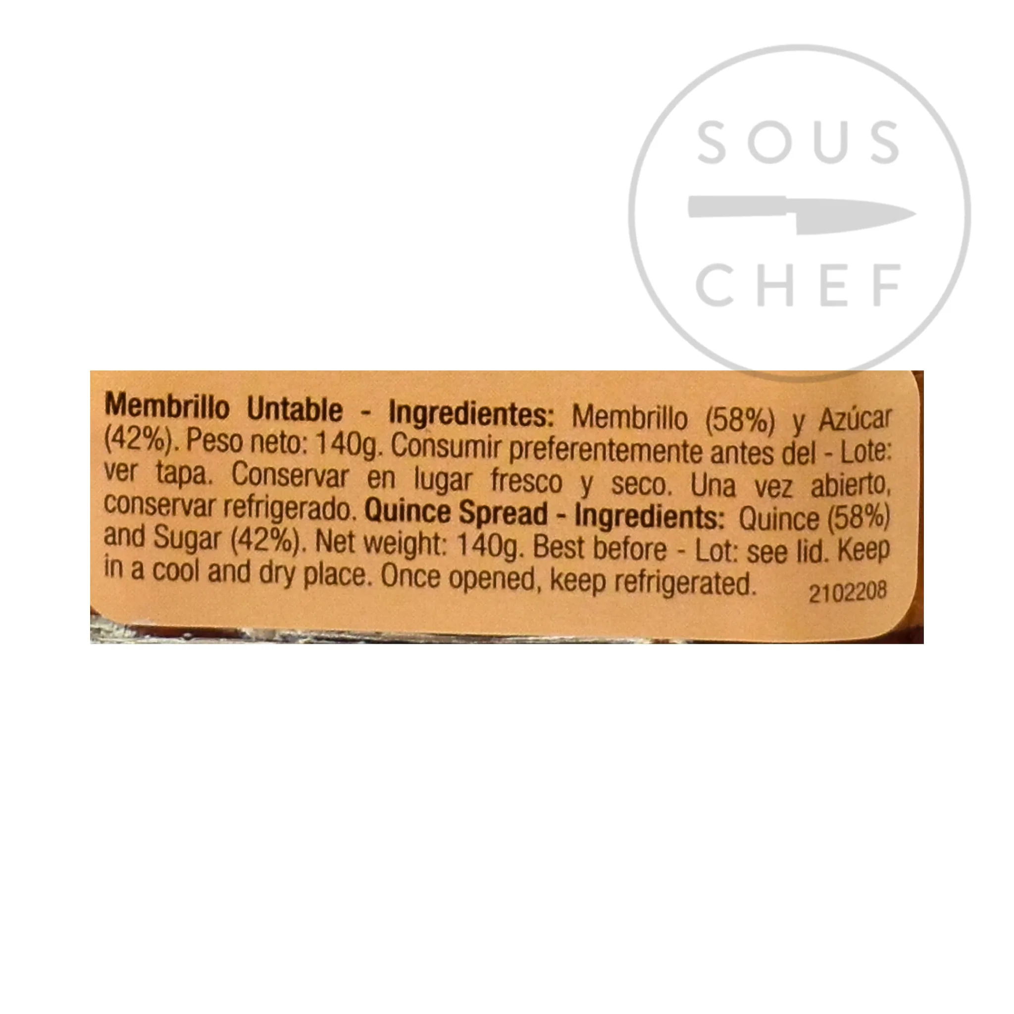 Best Valencia Quince Paste, 140g Ingredients Brands|Spanish Ingredients