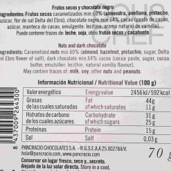 Best Swiss Rocks Dark Chocolate, 70g Ingredients Brands|Spanish Ingredients