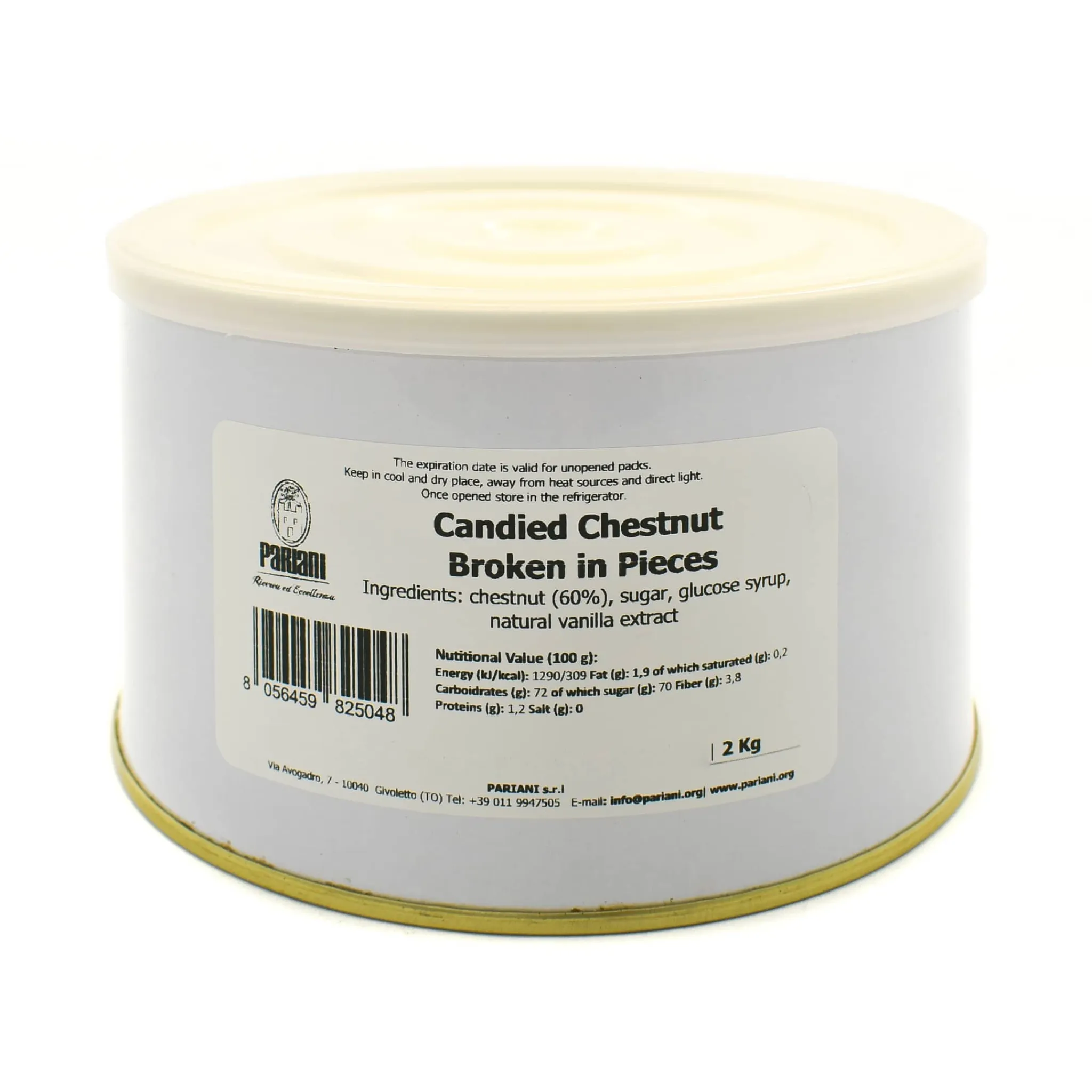 Clearance Candied Chestnut Broken In Pieces, 2kg Ingredients Brands|Italian Ingredients