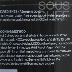 Hot Vegan Pad Thai Stir Fry Sauce, 190ml Ingredients Brands|Sauces & Condiments