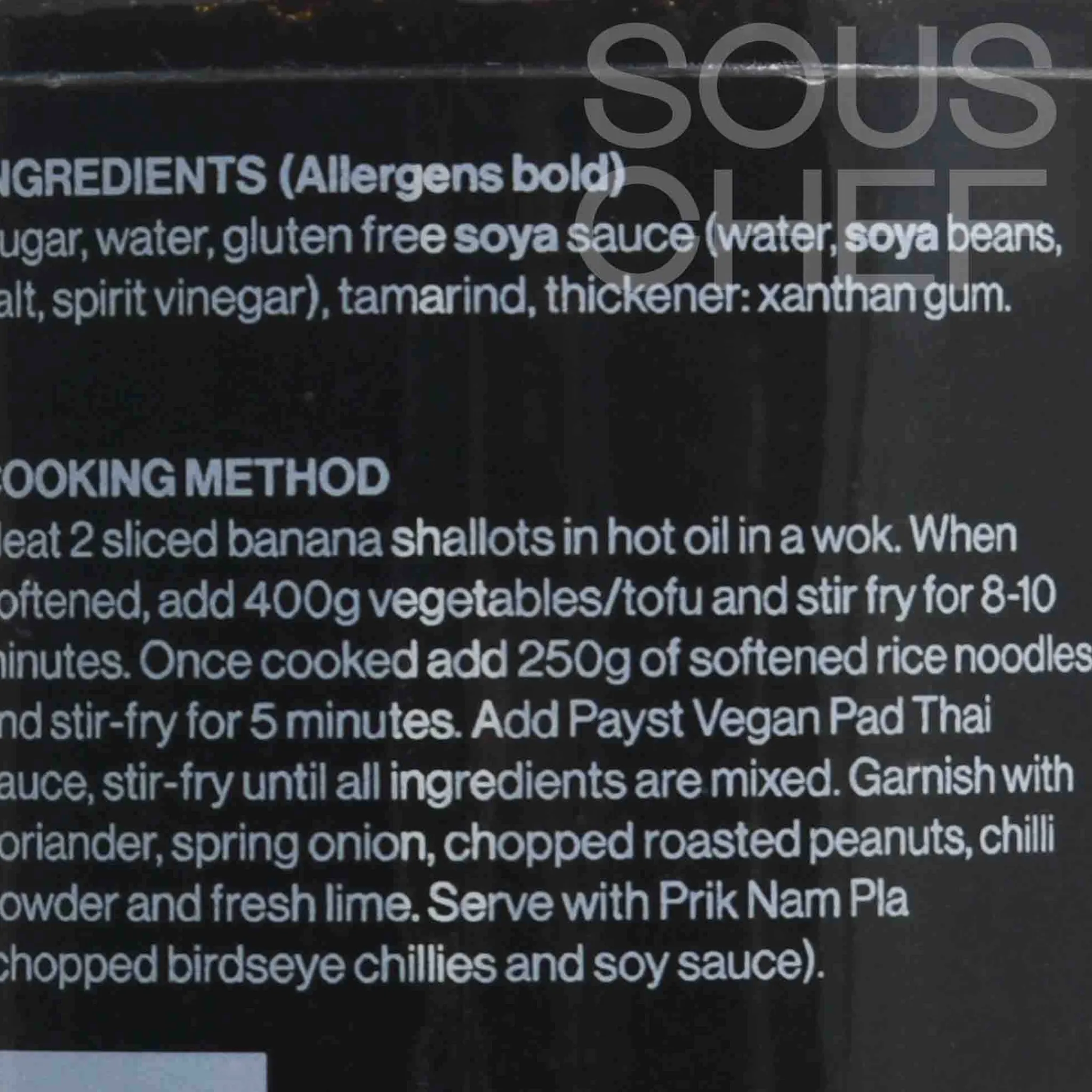 Hot Vegan Pad Thai Stir Fry Sauce, 190ml Ingredients Brands|Sauces & Condiments