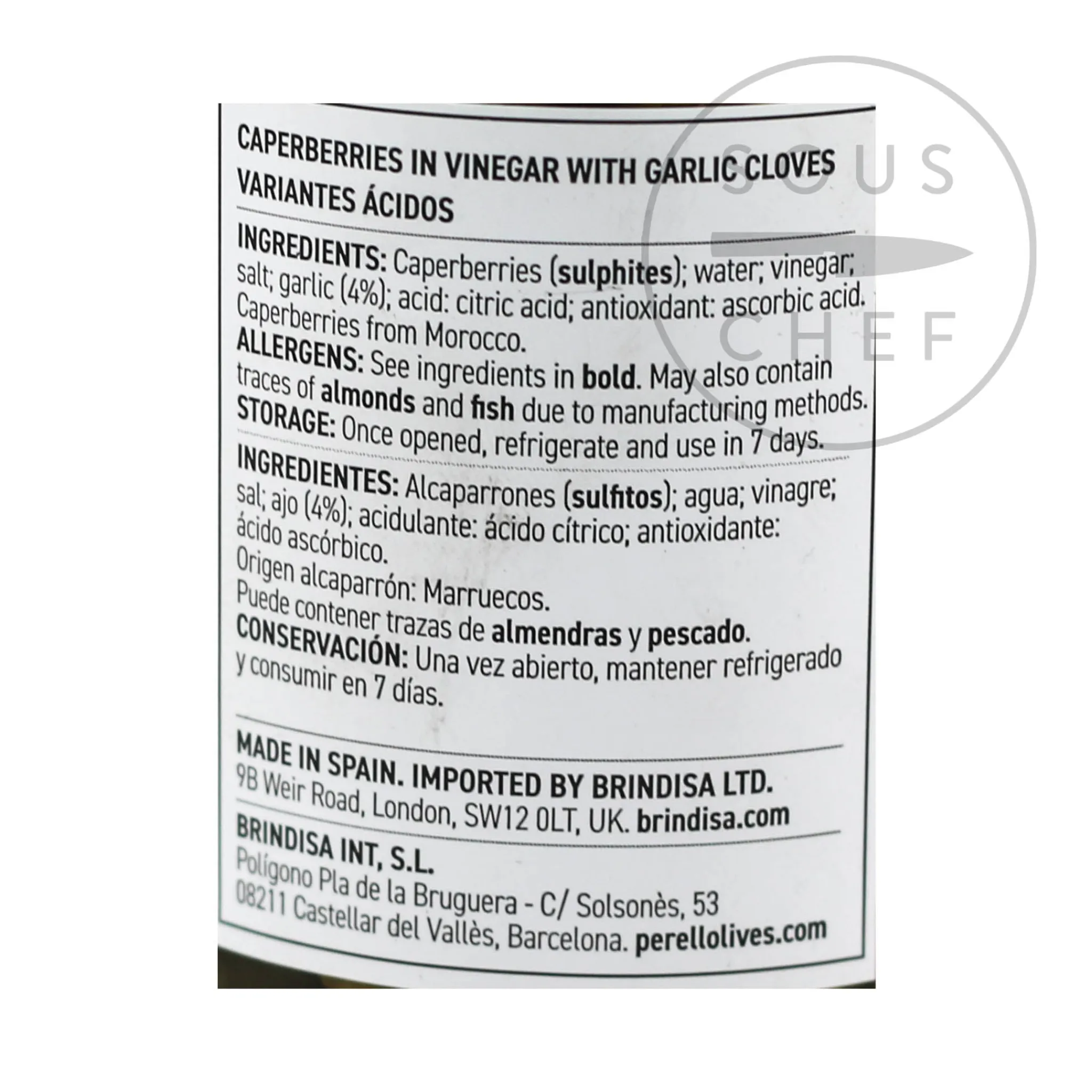 Outlet Caperberries, 180g Ingredients Brands|Spanish Ingredients