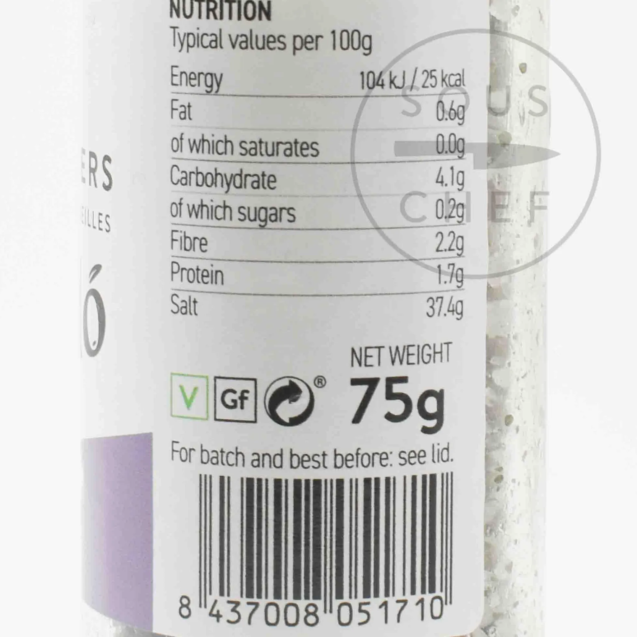 New Capers in Salt, 75g Ingredients Brands|Spanish Ingredients