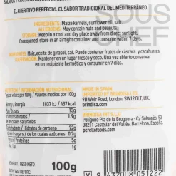 Online Maize Kernels, 100g Ingredients Brands|Spanish Ingredients