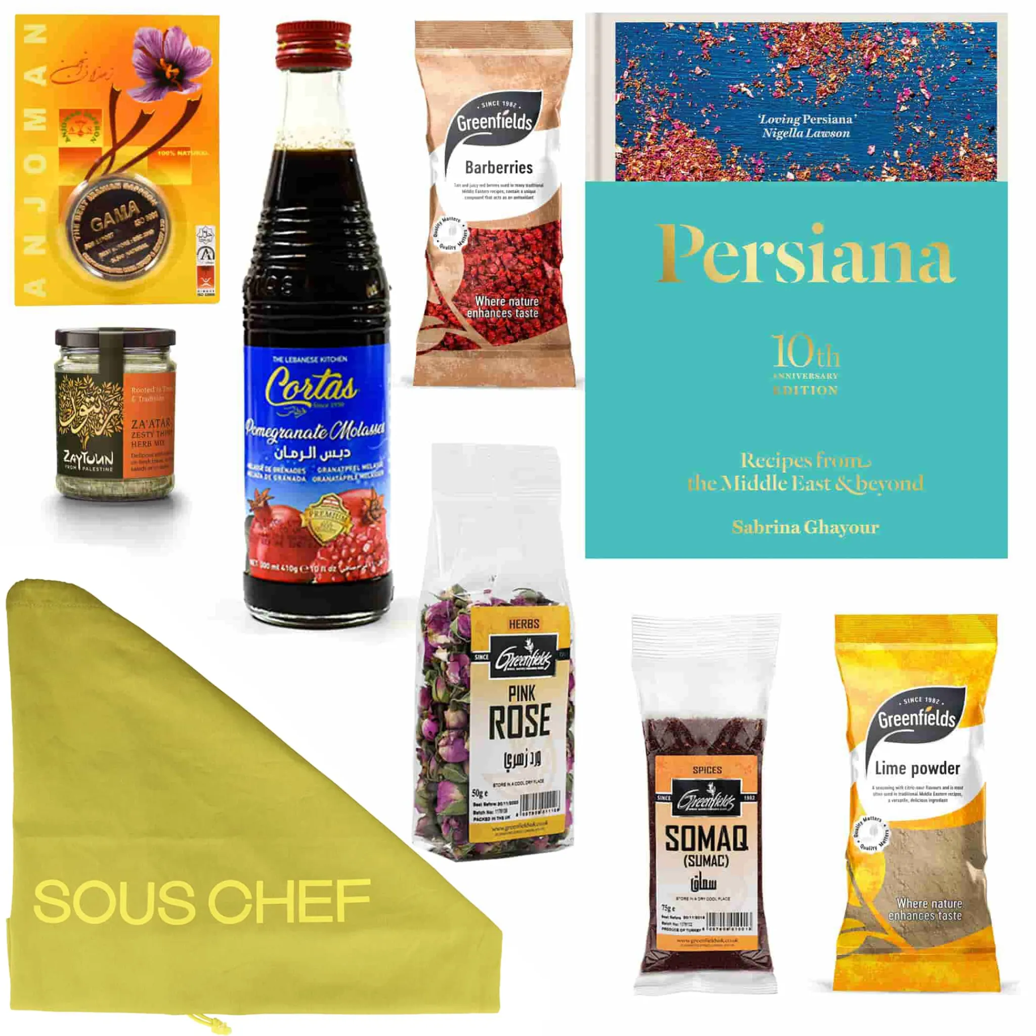Sale Persiana Cookbook Set Ingredients Brands|Middle Eastern Ingredients