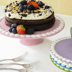 Sale Pink Cake Stand, 26cm Tableware Brands