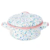 Sale Pink Dot Enamel Casserole with Lid, 18cm Pots & Pans