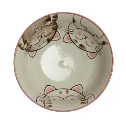 Online Pink Lucky Cat Japanese Ramen Bowl, 21cm Tableware Brands|Japanese Ingredients