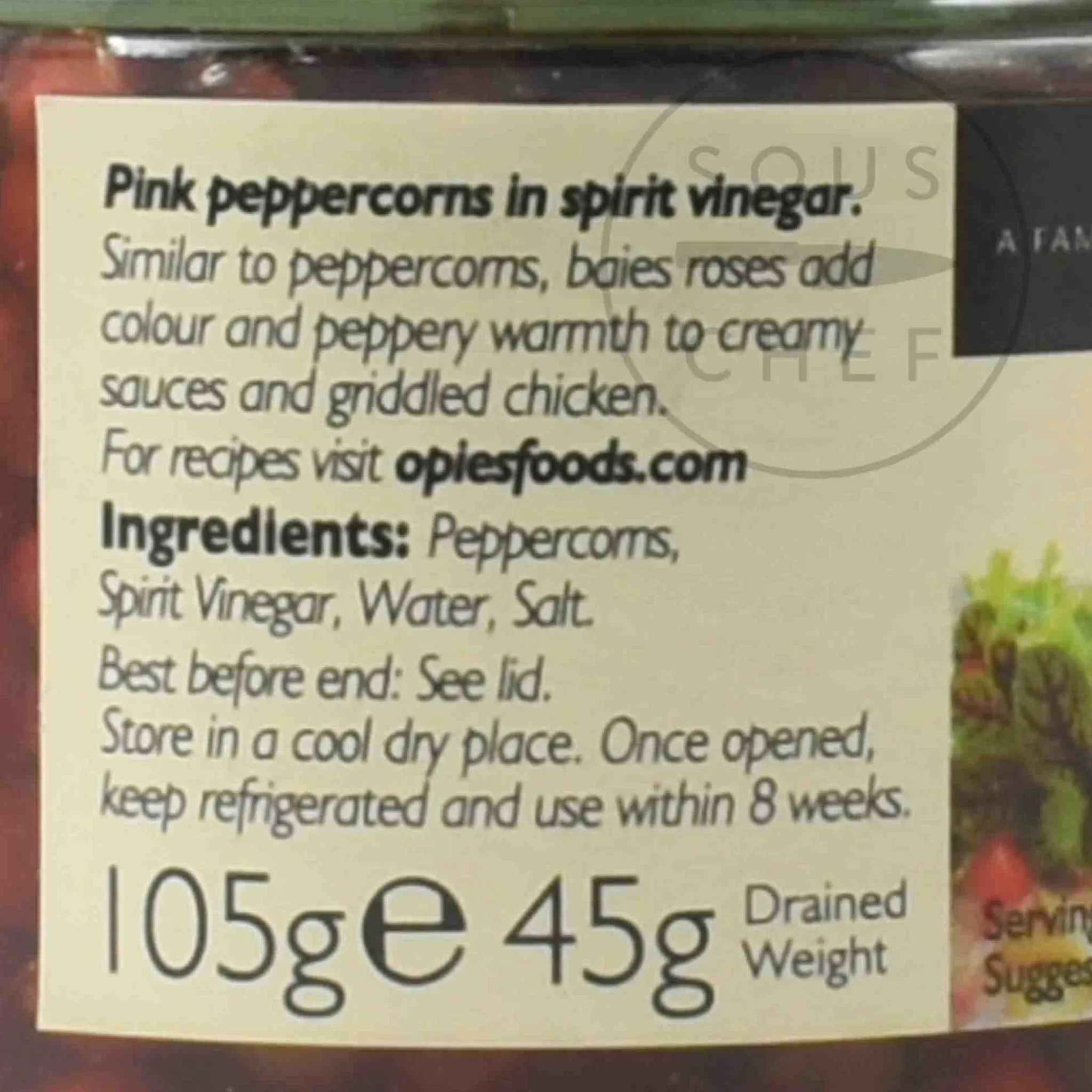 Clearance Pink Peppercorns, 105g Ingredients Brands|Herbs & Spices