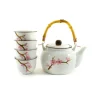 Best Pink Sakura Tea Set, 800ml Japanese Ingredients|Japanese Tableware