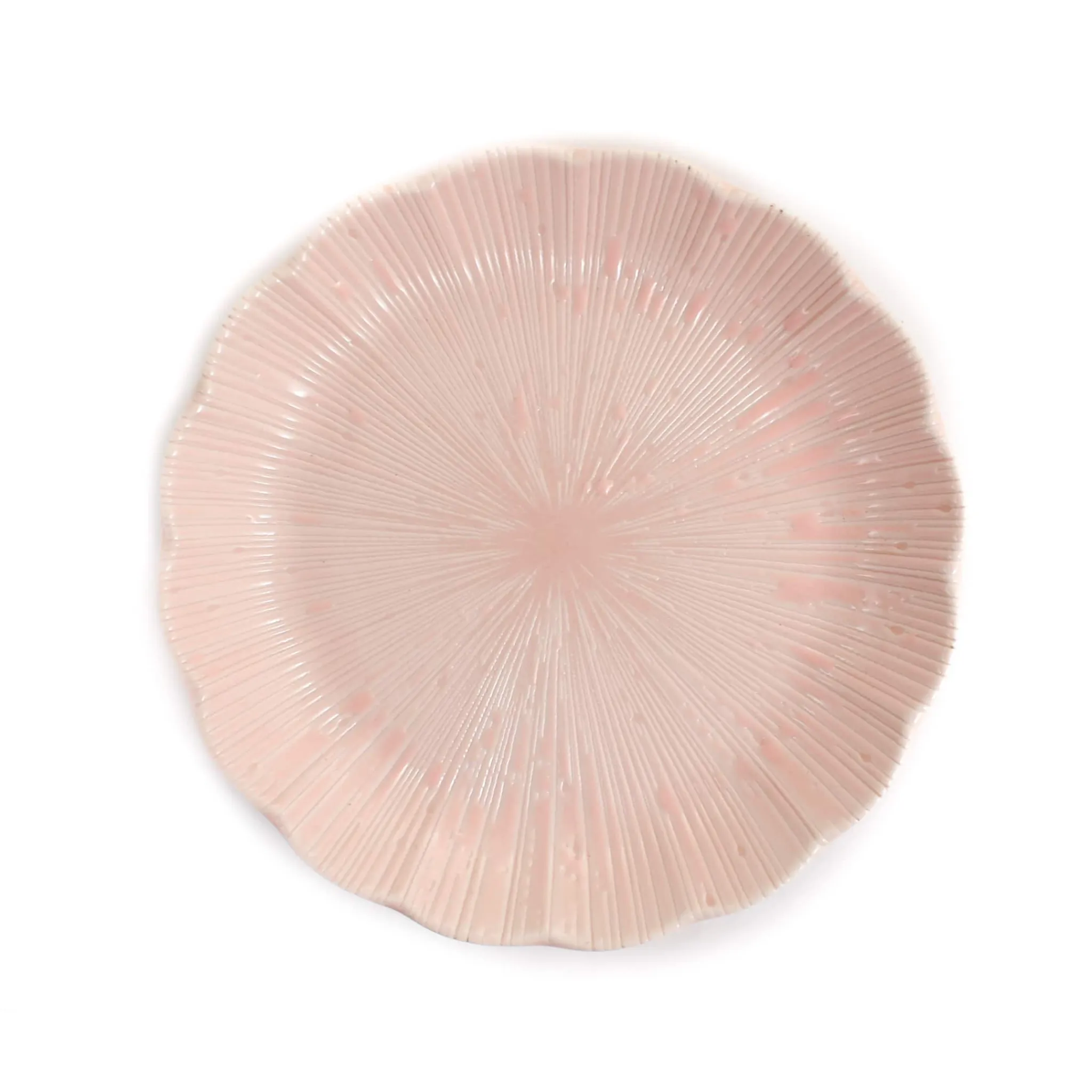 Hot Pink Scalloped Japanese Small Plate, 16cm Tableware Brands|Japanese Ingredients