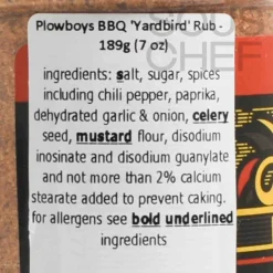 Hot 'Yardbird' Rub, 198g Ingredients Brands|American Ingredients