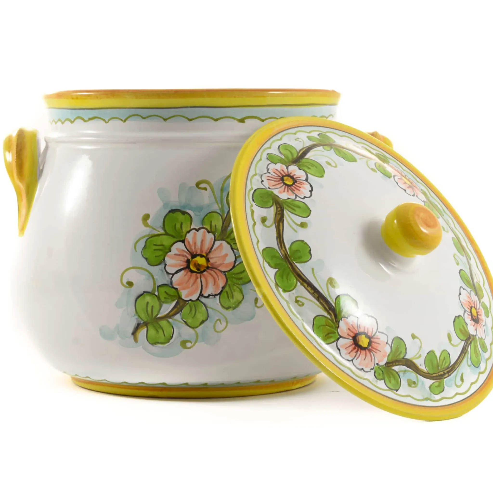 Online Pomegranate-Painted Terracotta Cooking Pot, 20cm Italian Ingredients|Serveware