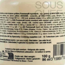 Outlet Honey Mustard with Roasted Spices, 100g Ingredients Brands|Sauces & Condiments
