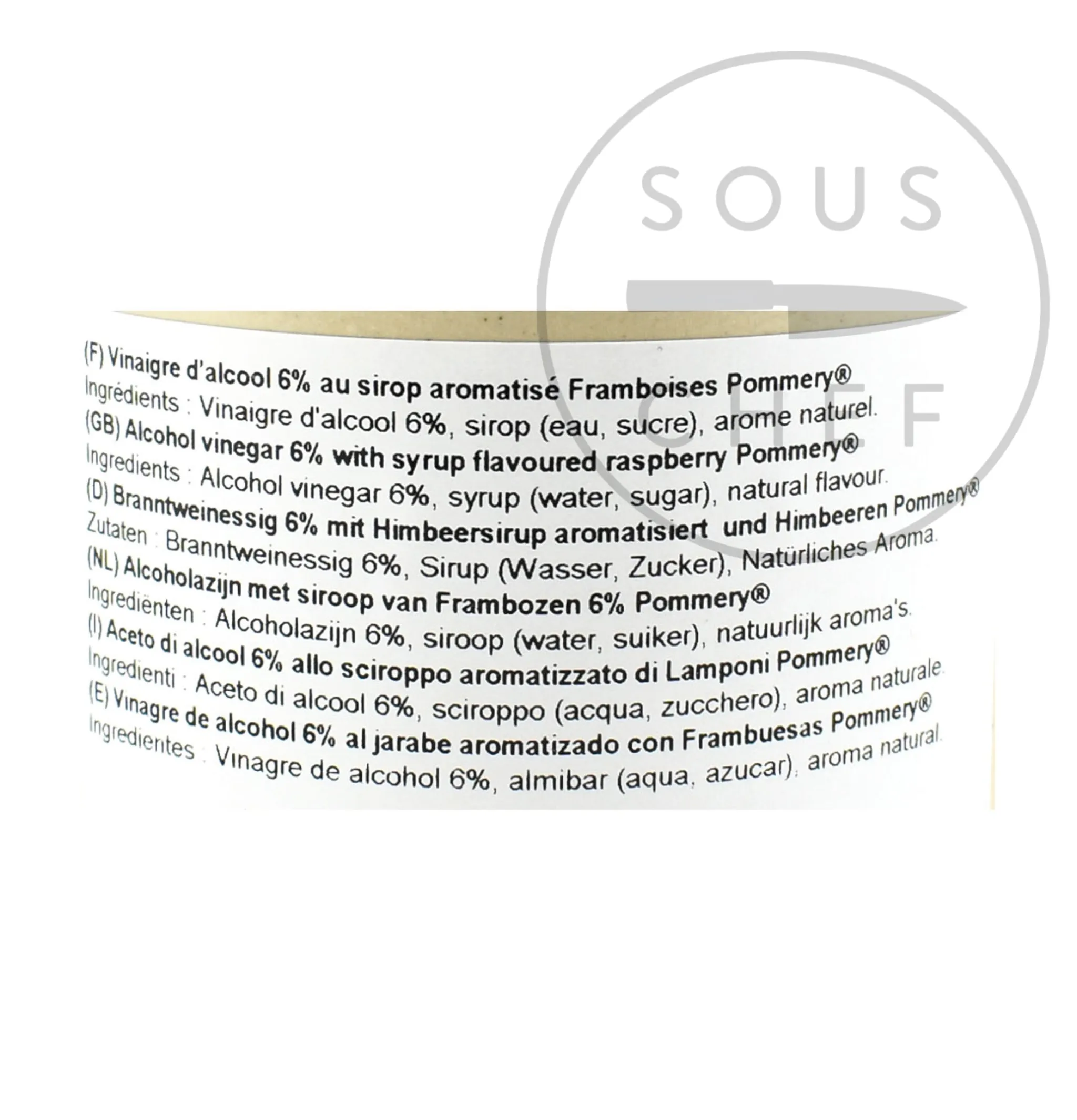 Sale Raspberry Vinegar, 500ml Ingredients Brands|French Ingredients