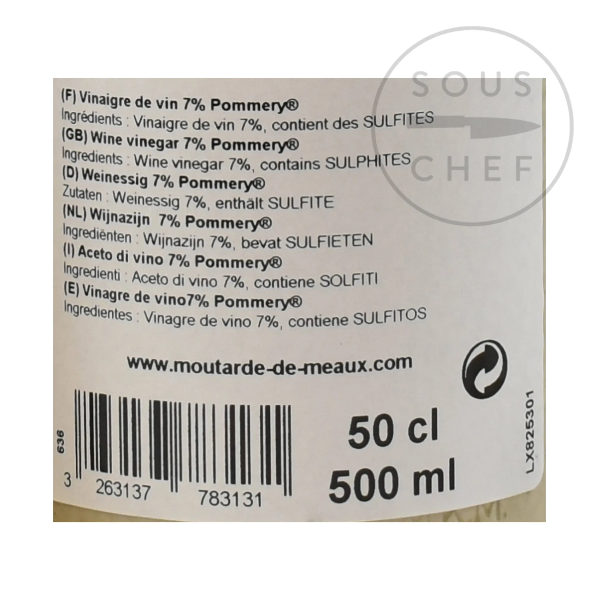 Discount Red Wine Vinegar, 500ml Ingredients Brands|French Ingredients