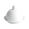 Hot Porcelain Canape Butter Dish, 9cm dia Serveware|Canape Supplies