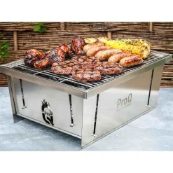 FlatDog Foldable & Portable BBQ American Ingredients|Food Smokers