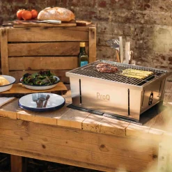 FlatDog Foldable & Portable BBQ American Ingredients|Food Smokers