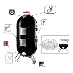 Discount Frontier Elite 3in1 BBQ Smoker American Ingredients|Bbq & Smoking