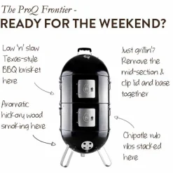 Discount Frontier Elite 3in1 BBQ Smoker American Ingredients|Bbq & Smoking