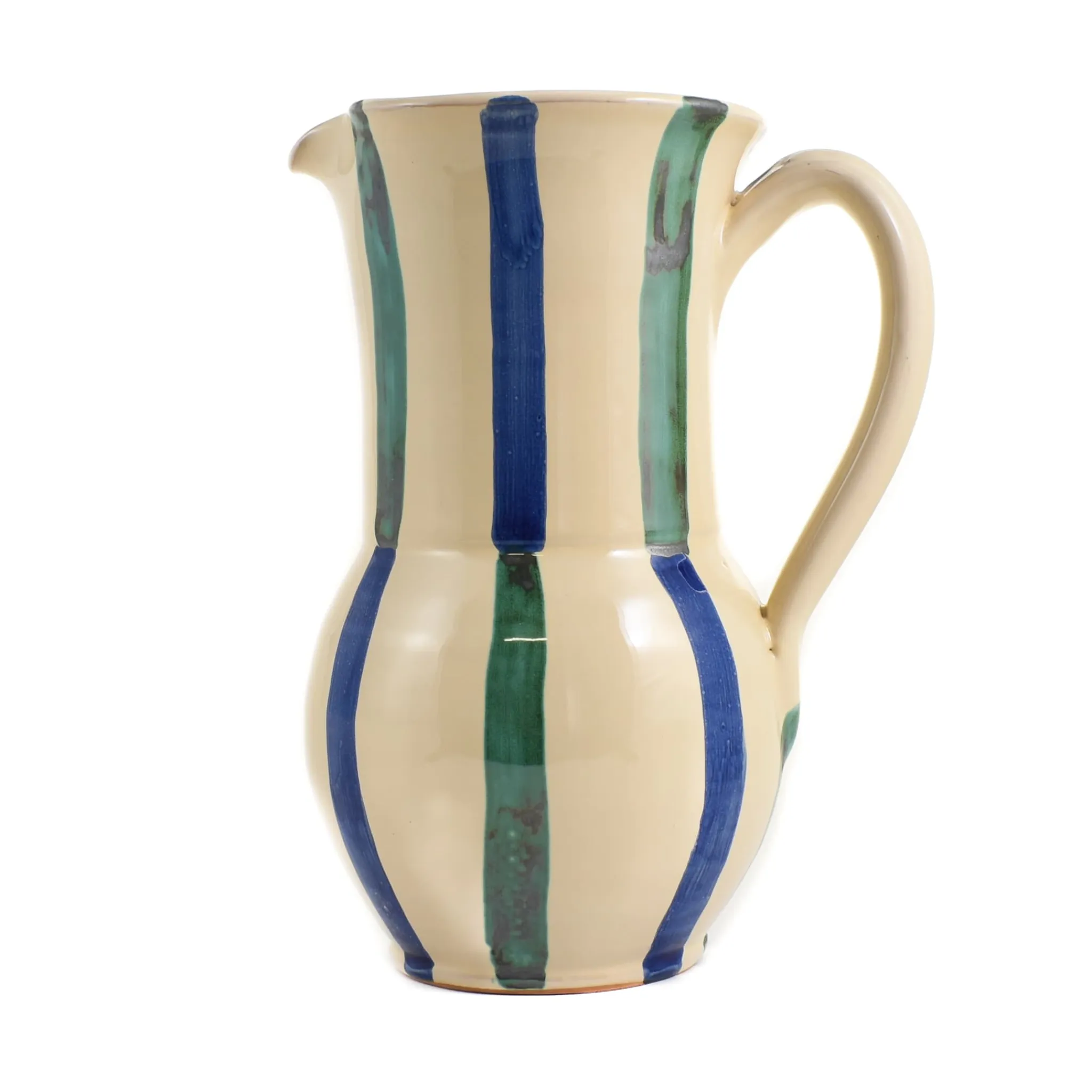 Best Puglia Aquamarine and Blue Stripe Pitcher Jugs & Bottles|Tableware Brands