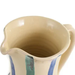 Best Puglia Aquamarine and Blue Stripe Pitcher Jugs & Bottles|Tableware Brands
