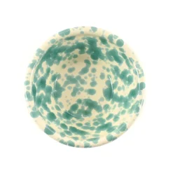 Clearance Puglia Aquamarine Splatter Bowl, 12cm Italian Ingredients|Crockery & Dinnerware