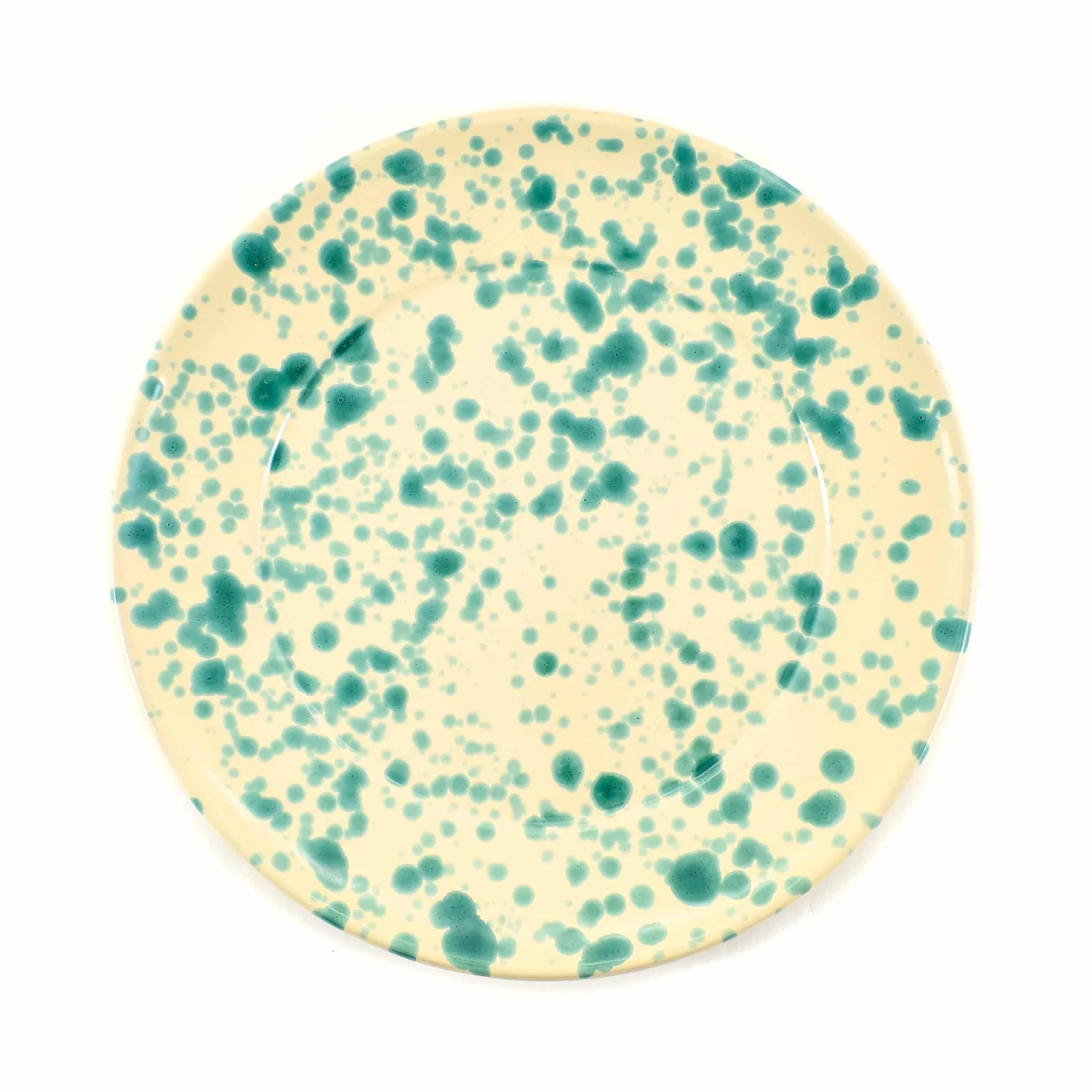 Outlet Puglia Aquamarine Splatter Dinner Plate, 27cm Italian Ingredients|Plates