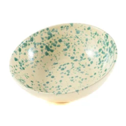 Discount Puglia Aquamarine Splatter Large Salad Bowl, 28cm Italian Ingredients|Crockery & Dinnerware