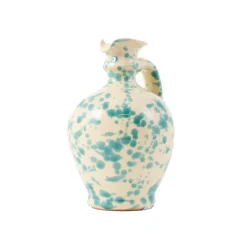 Outlet Puglia Aquamarine Splatter Oil Bottle, 250ml Jugs & Bottles|Tableware Brands