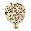 Puglia Black Splatter Ceramic Serving Board, 25cm Italian Ingredients|Serveware