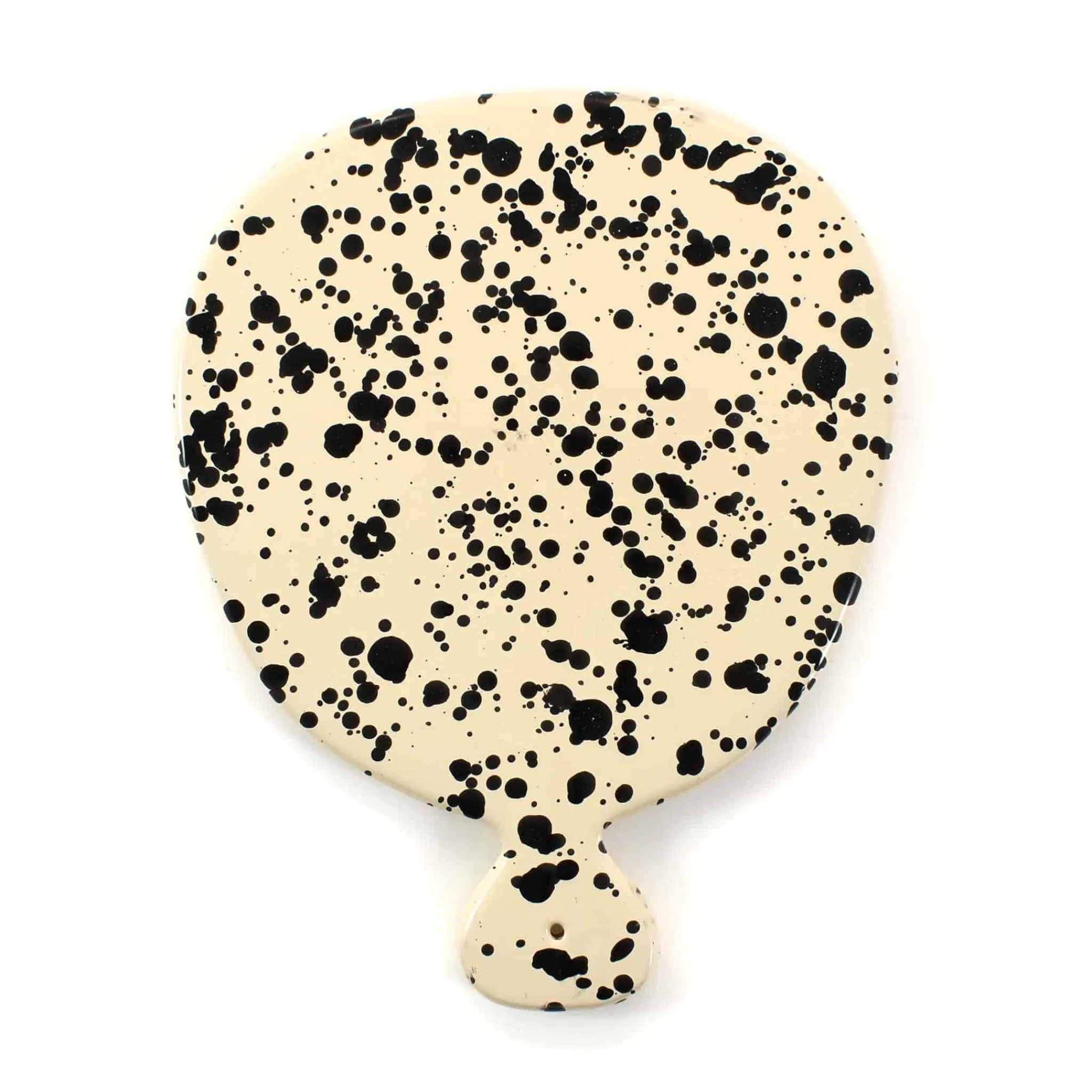 Puglia Black Splatter Ceramic Serving Board, 25cm Italian Ingredients|Serveware