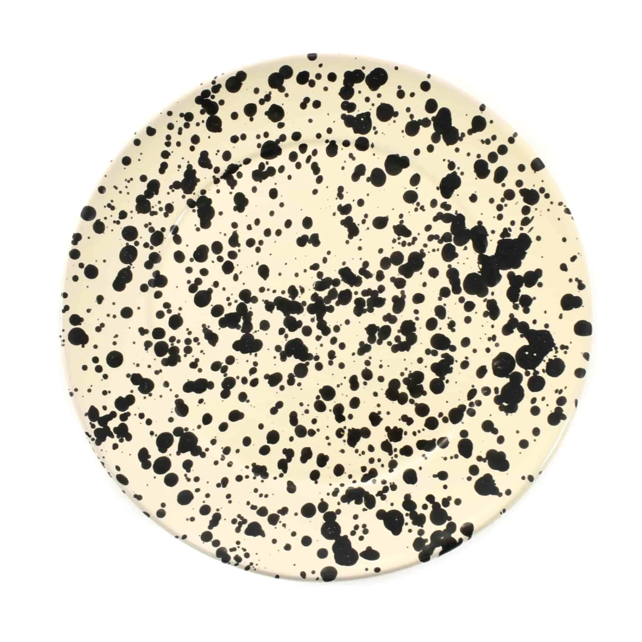 Sale Puglia Black Splatter Dinner Plate, 27cm Italian Ingredients|Plates