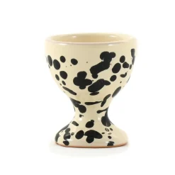 New Puglia Black Splatter Egg Cup Italian Ingredients|Tableware Brands