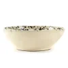 Online Puglia Black Splatter Large Salad Bowl, 28cm Italian Ingredients|Crockery & Dinnerware