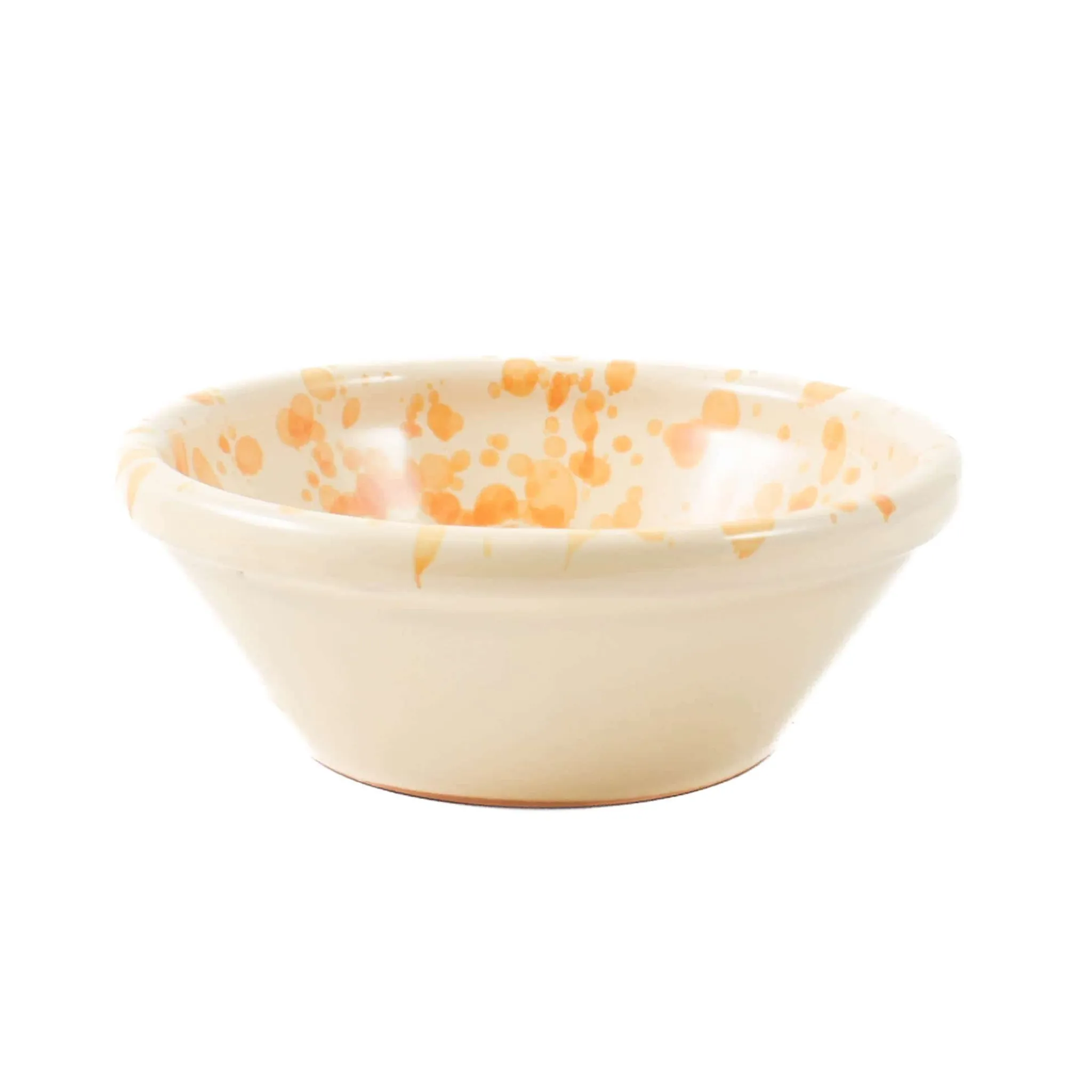 Clearance Puglia Dark Yellow Splatter Bowl, 12cm Tableware Brands|Italian Ingredients