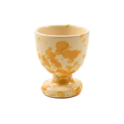 Puglia Dark Yellow Splatter Egg Cup Tableware Brands