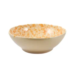 Hot Puglia Dark Yellow Splatter Large Salad Bowl, 28cm Tableware Brands|Italian Ingredients