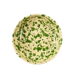 Sale Puglia Green Splatter Bowl, 19cm Crockery & Dinnerware|Bowls
