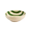 Hot Puglia Green Stripe Bowl, 19cm Crockery & Dinnerware|Bowls