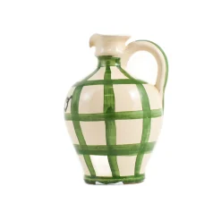 Sale Puglia Green Stripe Oil Bottle, 250ml Jugs & Bottles|Tableware Brands