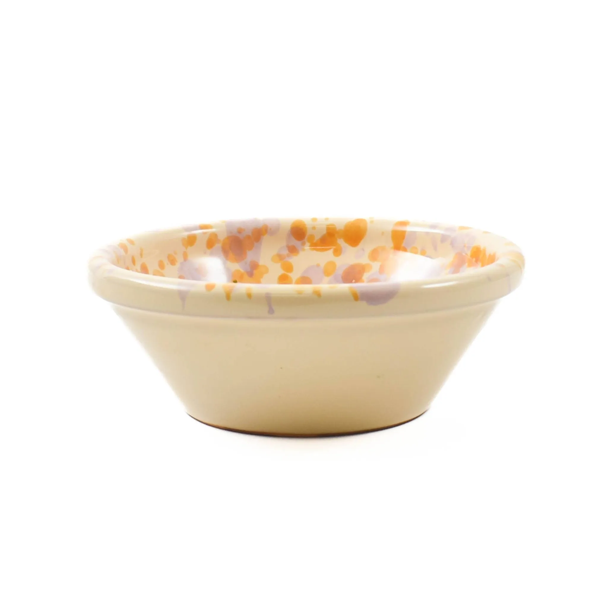 Hot Puglia Lilac and Yellow Splatter Bowl, 12cm Crockery & Dinnerware|Bowls
