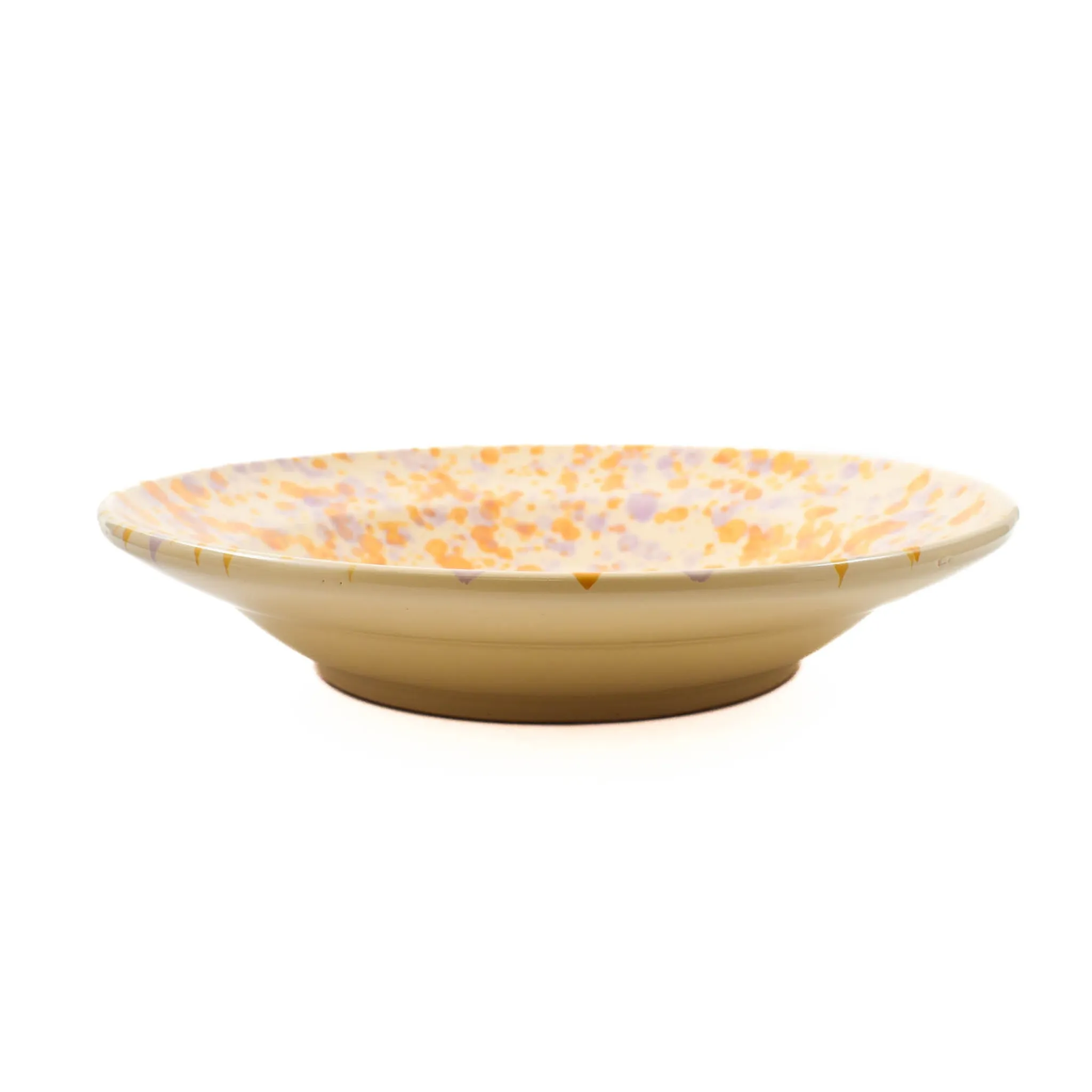 Sale Puglia Lilac and Yellow Splatter Pasta Bowl, 29cm Crockery & Dinnerware|Bowls